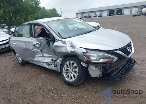 2019 Nissan Sentra Sv z USA, uszkodzony, nr VIN 3N1AB7AP2KY450845